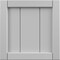 Ekena Millwork 12"W x 12"H True Fit PVC Framed Board-n-Batten Shutters Sample, Primed SAMPLE-TFPBFPR - alternate 1